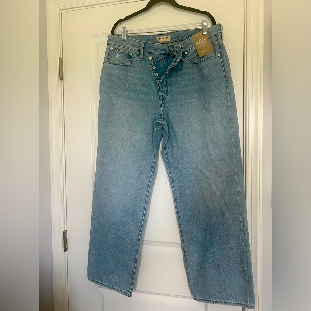 Madewell Curvy Low-Slung Straight Jeans